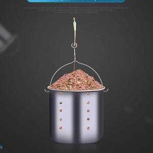 Cage à appâts de pêche en acier inoxydable, ensemble de 4 pièces, distributeur d'appâts durable pour une alimentation précise - Product Image 4