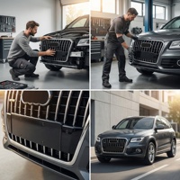 Grille de radiateur avant en plastique pour Audi Q5 8R 2013-2017 OEM 8R0853651 Nouvelle pièce de rechange