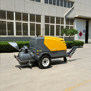 Wandputzmaschine M740DBS Mörtelpumpe Betonpumpe mit Zementmischsystem Tragbarer Rahmen CE-Zertifiziert für Auftragnehmer - Product Image 3