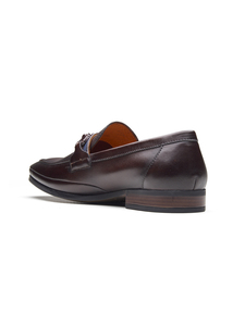 Mocasines de cuero importado para hombre, con punta redonda, sin cordones, formales, con forro de cuero DD y suela de Ortholite TPR. - Product Image 4
