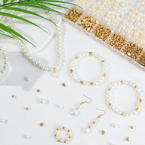 Abs Pearl Diy Jewelry <b>Kit</b> 1168pcs Round Beads Bracelet Necklace Making Accessories Yiwu Origin Spring 2025 - Product Image 3