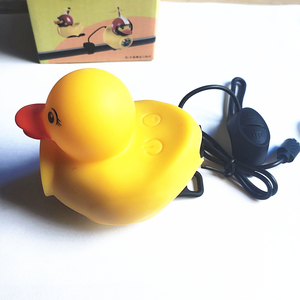 Sonnette de vélo en caoutchouc mignonne en forme de <span class=keywords><strong>canard</strong></span>, accessoires de <span class=keywords><strong>klaxon</strong></span> pour vélo pour enfants, <span class=keywords><strong>canard</strong></span> jaune pour la conduite nocturne avec lumière LED, moto électrique - Product Image 5