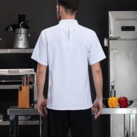 Veste de chef bleu royal avec boutons dorés, uniforme de restaurant, bar à sushi, pour femmes, cuisine, veste de chef avec poche