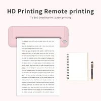 Imprimante thermique portable A4 sans encre, connexion sans fil mobile et informatique, pour bureau et domicile, impression de fichiers PDF