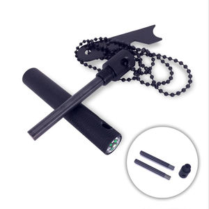 Acciarino Multifunzionale per Esterni, Bussola di Sopravvivenza, Attrezzatura di Emergenza per Campeggio, Accendifuoco - Product Image 1