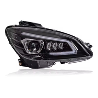 Phares LED modifiés pour Mercedes-Benz Classe C W204 2007-2011 0 Phare LED DRL Clignotant Feux de route 12V