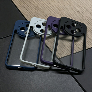 Funda de Teléfono 2 en 1 de Acrílico Ultra Transparente para OPPO A6 Pro, Funda Protectora de Silicona TPU a Prueba de Golpes para <span class=keywords><strong>iPhone</strong></span> 17 15 16 Pro Max - Product Image 2