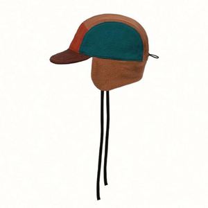 Casquette de baseball en polaire pour l'automne et l'hiver, tendance et élégante, avec protection pour les oreilles, pour hommes et femmes - Product Image 5