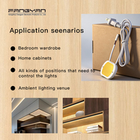Interruptor Táctil LED de Madera de Alto Voltaje CA 110V 220V FANGYAN, Interruptor de Superficie Oculto para Luces de Muebles Inteligentes