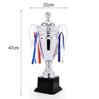 Champion League Football Soccer Basketball MVP Award en métal et résine avec trophée de service de gravure personnalisé