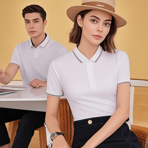 Da uomo Casual a maniche corte per <span class=keywords><strong>Polo</strong></span> nuovo Design classico alla moda a maglia Logo personalizzato oversize stile aziendale - Product Image 2