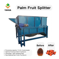 1t/uur Palmvruchtensplitsmachine, Palmvruchtopener, Palmvruchtbreker, Mesin Pemecah Buah Sawit