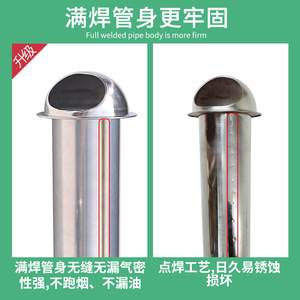 Stainless Steel Air Vent Cap Extended Wall Penetrating Spherical Outlet For Range Hood Exhaust Ducts High Quality Material - Product Image 5