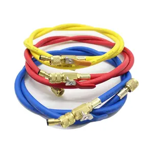 Factory Price R134a Car AC Refrigerant Charge Hose Kit Recharge Refrigerant Charging Hose 4000psi