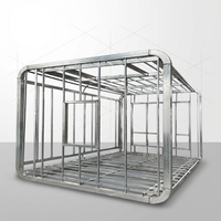Cabine de fumage en conteneur, moderne, en acier, durable, sûre, préfabriquée, installation et utilisation faciles, multifonctionnelle, appartement/villa