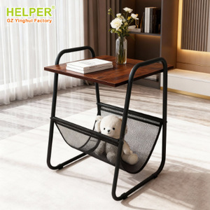 Helper A Frame Storage Rack With Mesh 80x40x60Cm For Home <b>Sofa</b> <b>Side</b> <b>Table</b> Storage - Product Image 1