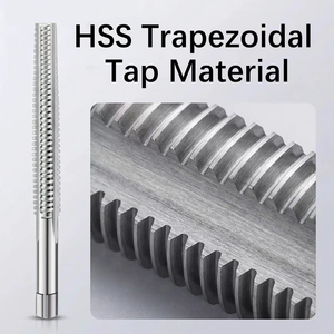 M2 Schnellarbeitsstahl ACME-Gewindebohrer ANSI B1.5 29 Grad Trapezgewindebohrer Allgemein/Zentrierend/Kurz ACME-Gewindeschneidbohrer - Product Image 4