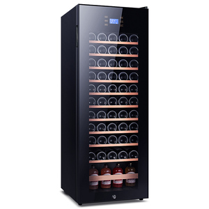 Enfriador de <span class=keywords><strong>vino</strong></span> de fábrica Cocina e independiente 158L Compresor inversor Enfriador de <span class=keywords><strong>vino</strong></span> 53 Botellas bar nevera para el hogar - Product Image 6
