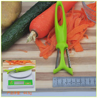 Home Kitchen Gadgets 2022 Innovatieve Rvs Dubbelzijdig Multifunctionele 2 In 1 Fruit Groente Dunschiller Mes