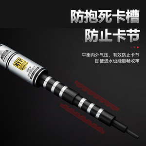 Gw Power King Telescopic Fishing Rod 5.4m Ultra <b>Light</b> Stiff Carbon Fiber Crucian Carp Rod Taiwan Fishing Reservoir <b>Pond</b> - Product Image 2