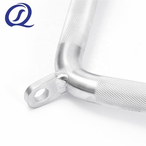 Attrezzo Multifunzionale per Palestra, Barra a V per Tricipiti in Acciaio Inox Cromato, Peso Libero - Product Image 4