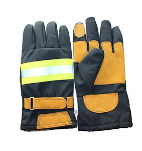 <span class=keywords><strong>Pompier</strong></span>-gants ignifuges EN aramide standard avec paume EN cuir - Product Image 1