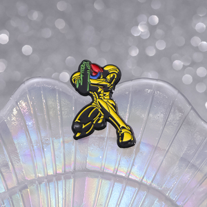 Sming PinsアドベンチャーゲームEnamel Pins Metroids漫画金属ブローチバッジファッションジュエリーバックパック - Product Image 1