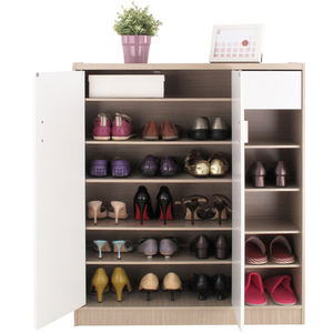 Double door <b>shoes</b> cupboard furniture with drawer - Product Image 2