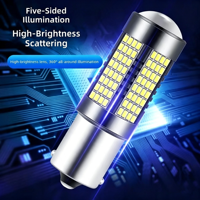 Feux de recul LED de voiture de haute qualité, nouveau style, T20 1156 3014 140SMD, haute luminosité, lampe T15-54 OLIVER, compatible 12V 5W