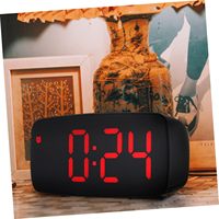 Vente en gros Horloge de table de bureau pour la maison Snooze électronique numérique intelligente avec miroir de réveil