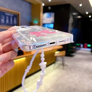 Ốp điện thoại dây đeo phong cách Ins dành cho <span class=keywords><strong>iPhone</strong></span> 17 16 15 14 Pro, tùy chỉnh sang trọng, kiểu vòng tay trang sức, ốp điện thoại cho <span class=keywords><strong>iPhone</strong></span> 13 12 11 - Product Image 6