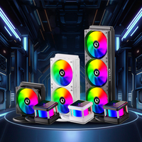 Pendingin CPU Cair Fantasi WuKong OEM ODM 240/360mm Putih dengan Layar LCD untuk CPU, Pendingin Air