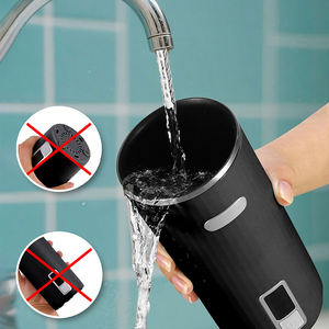 8.5oz/250ml 식품 등급 핫 & 콜드 폼 메이커 올인원 다기능 전기 우유 거품기 온도 제어 - Product Image 5