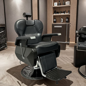 Silla de Spa Moderna de Alta Gama Reclinable con Altura Ajustable para Hombre con Diseño de Metal y Esponja de Alta Densidad para <span class=keywords><strong>Barber</strong></span>ía y Peluquería - Product Image 2