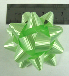 Cinta Decorativa Navideña de Poliéster Metálico, con Diseño de Estrella, Huevo y Lazo Rizado, para Envolver Regalos y Lazos de Embalaje - Product Image 3
