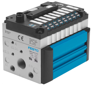 FESTO VTUG-18-MSD-B1T-25V20-Q12-U-Q8S-16A+M1 VTUG Terminal Island Solenoide Neumático - Product Image 1