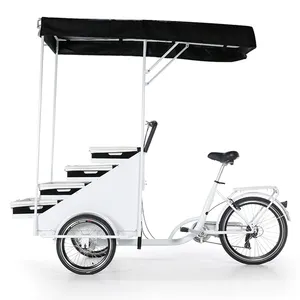 批发零售自行车低价专业三轮三轮车风格骑自行车自行车咖啡自行车移动食品车