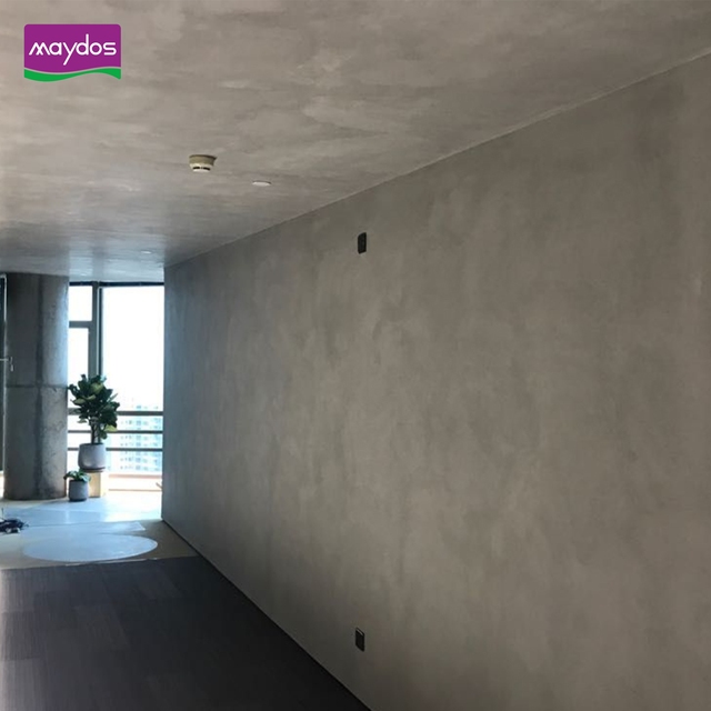 Maydos Water Based Cement Effect Smooth Concrete Texture Lime Concrete Finish