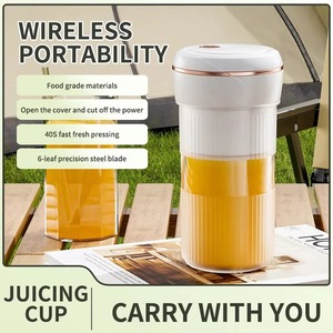 Nuevo Vaso para Jugos de Frutas y Verduras, Exprimidor Portátil Inalámbrico para el Hogar, Licuadora Eléctrica Multifuncional de Gran Capacidad de 450 ml - Product Image 2