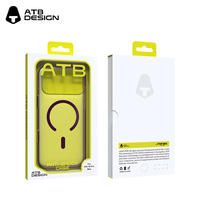 Étui de téléphone magnétique transparent personnalisé ATB Wholesale pour iPhone 16 17 18 Pro Max, anti-jaunissement, étui de protection pour téléphone portable