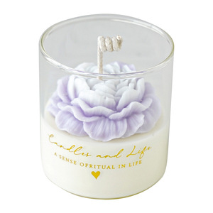 Austin Rose Scented <b>Candles</b> Flower Shape Elegant Ambient <b>Wedding</b> Gift Fresh Air Solid Aromatherapy <b>Candle</b> - Product Image 5