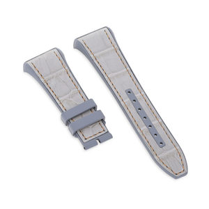 สายหนังแบบไร้รอยต่อขนาด 22-34 มม. และ 25 มม. เหมาะสำหรับนาฬิกา RICHARD MILLE และนาฬิกา Jacob หัวเข็มขัดสายรัด - Product Image 1