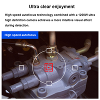 Endoscope à objectif unique de 14,5 mm, 1500 W, autofocus, caméra haute définition, éclairage LED IP67, angle de vision de 75 degrés, pipeline industriel