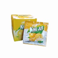 Sinaasappelsmaak Instant Vruchtensap Poeder Frisdrank Watermeloen Primair Ingrediënt Verpakt In Doos