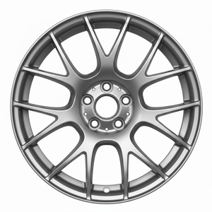 Servicio de Fabricación de Ruedas Forjadas Totalmente Personalizadas - Construimos a Partir de su Foto - Llantas Monobloque Multirradio en Negro Brillante - Product Image 2