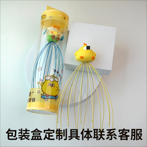 Masajeador de Cabeza con Diseño de Muñeco de Dibujos Animados, Extractor de Puntos Negros, 16 Garras de Acero Inoxidable, Herramienta de Relajación - Product Image 4