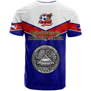 T-shirt de football Samoa Américaine à imprimé intégral 2026 – T-shirt décontracté à manches courtes pour homme, motif polynésien, USA - Product Image 2