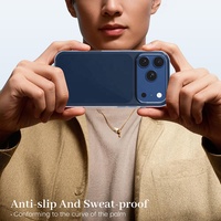 Étui de téléphone magnétique transparent en polycarbonate résistant aux chocs de haute qualité JOYPORODO B417 pour iPhone 17 Pro Max, coque personnalisée avec logo