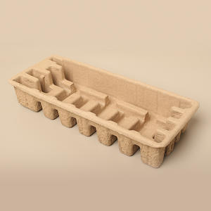 Wholesale Biodegradable Recycled Precision Electronics Protection Shock-proof Moulded <b>Pulp</b> Tray Packaging Custom Logo Paper - Product Image 2