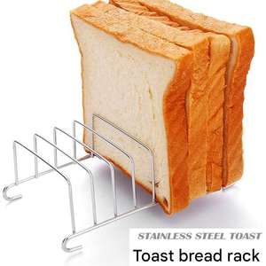 Outils de cuisine pour friteuse à air, étagère de ménage en acier inoxydable, porte-pain, accessoires de cuisson pour friteuse électrique - Product Image 2